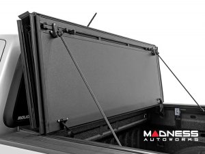 GMC Canyon Bed Cover - Tri-Fold - Flip Up - Hard Cover - 6' Bed GMC Canyon Bed Cover - Tri-Fold - Flip Up - Hard Cover - 6' Bed